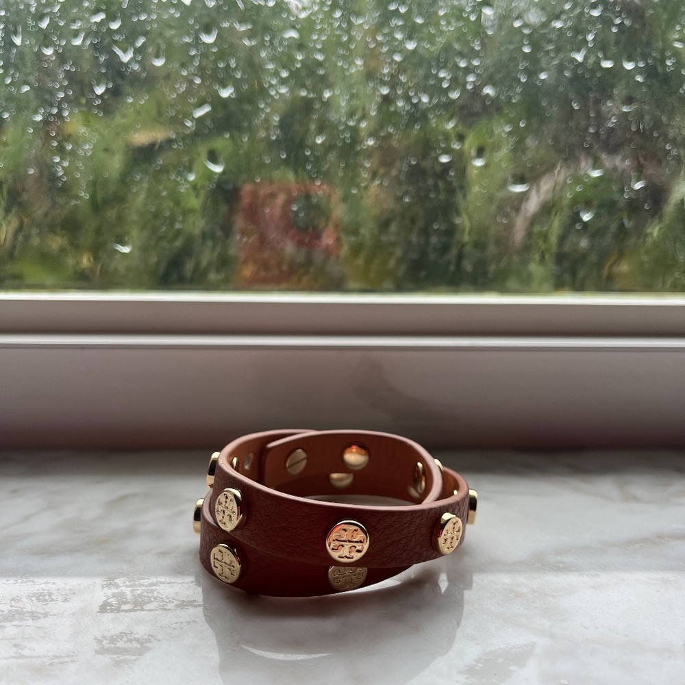 Tory Burch Double Wrap Logo Bracelet